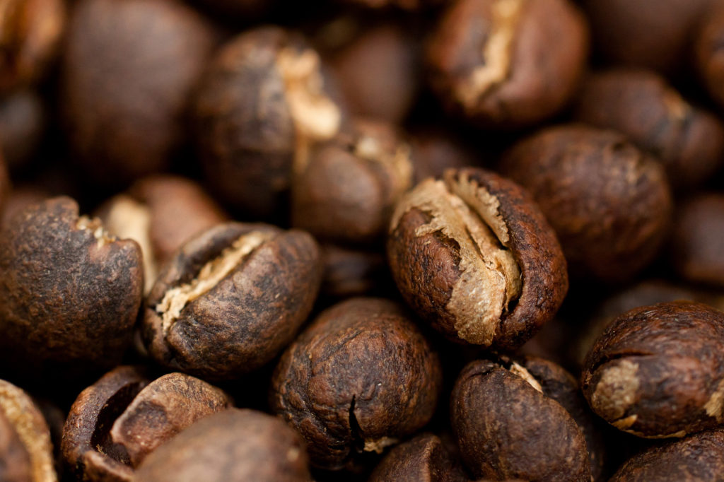 Roasted Peaberry Coffee Beans